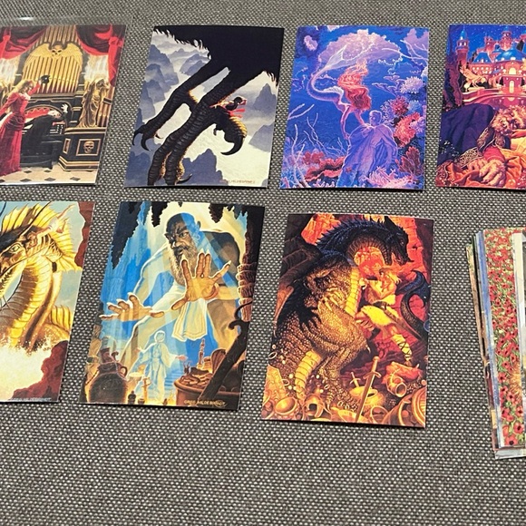 Vintage Hildebrandt Fantasy Fairytales Collector Cards Set 90s - Picture 3 of 8